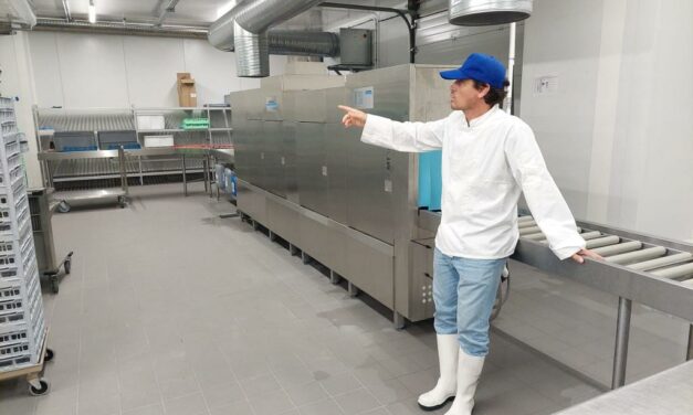 Visite de la station de lavage de contenants alimentaires « Evidence »