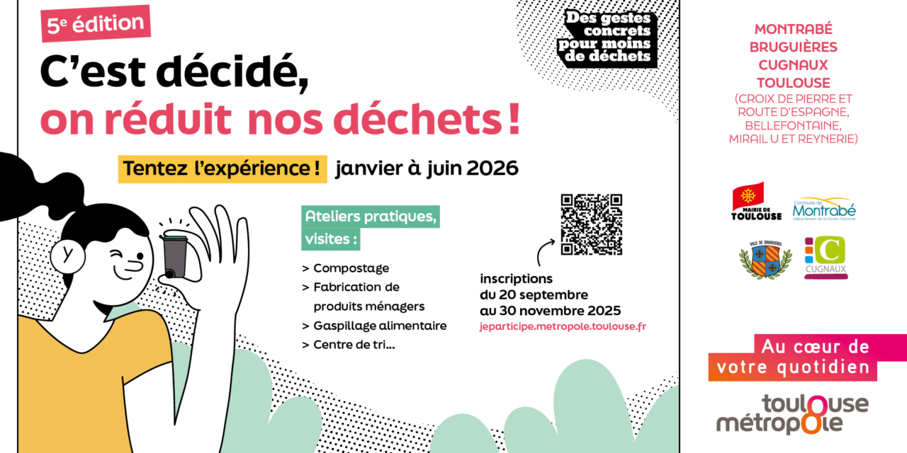 C’est décidé, on réduit nos déchets – La 5e édition se prépare !